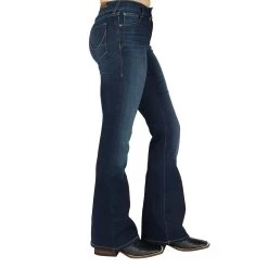 Ariat Women's Ultra Stretch Perfect Rise Katie Flare Jean -Denim Equipment Store 10027692 11