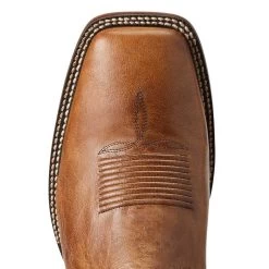 Ariat Men's Brown Circuit Wagner Square Toe Western Boot -Denim Equipment Store 10040327. 4