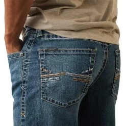 Ariat Men's M4 Relaxed Rafael Boot Cut Jean -Denim Equipment Store 10043193 03
