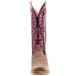 Ariat Women's Futurity Smokey Roughout/ Wine Patent 13 In Top Boot -Denim Equipment Store 10047069 05