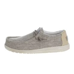 Heydude Men`s Hey Dude Wally Woven Beige Casual Shoe -Denim Equipment Store 110390500 3