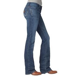 Wrangler Women's Retro Sadie Low Rise Bootcut Jeans -Denim Equipment Store 112321498 02