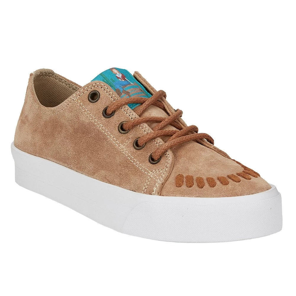 Reba By Justin Women's Susie 2.0 Tan Suede Lace Up 3 Reba By Justin Women's Susie 2.0 Tan Suede Lace Up