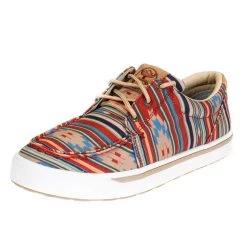 Twisted X Men's Hooey Exclusive Red Fiesta Aztec Loper Casual Shoe