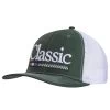 Classic Ropes Green/White Large Embroidered Logo Cap