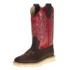 Old West Children's Brown Rugby Grenadine Red Boot -Denim Equipment Store 136011 default l