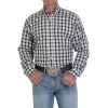 Cinch Men's Purple Plaid Stretch Buttondown -Denim Equipment Store 145015 default l