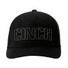 Cinch Black Logo On Black Flex Fit Cap -Denim Equipment Store 148392 default l