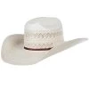 American Hats AHC 6900 Racher Drilex 2 Cord Chocolate Band 4 1/4in. Brim Straw Cowboy Hat -Denim Equipment Store 149028 default l