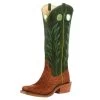 Rios Of Mercedes Men`s Brick Oiled Elephant 15in. Jade Navajo Bison Top Cutter Toe Boot -Denim Equipment Store 152543 default l