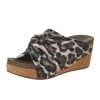 Corkys Footwear Women`s Corky's Cheerful Gold Cheetah Wedge -Denim Equipment Store 153284 default l