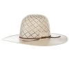 American Hats AHC 5050 Patchwork Crossbred Tan And Ivory 4 1/4in. Brim Round Oval Open Crown Cowboy Hat -Denim Equipment Store 156303 default l