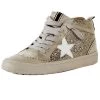 Shu Shop Ladies Gold Glitter Paulina High Top Casual Shoe -Denim Equipment Store 157200 default l