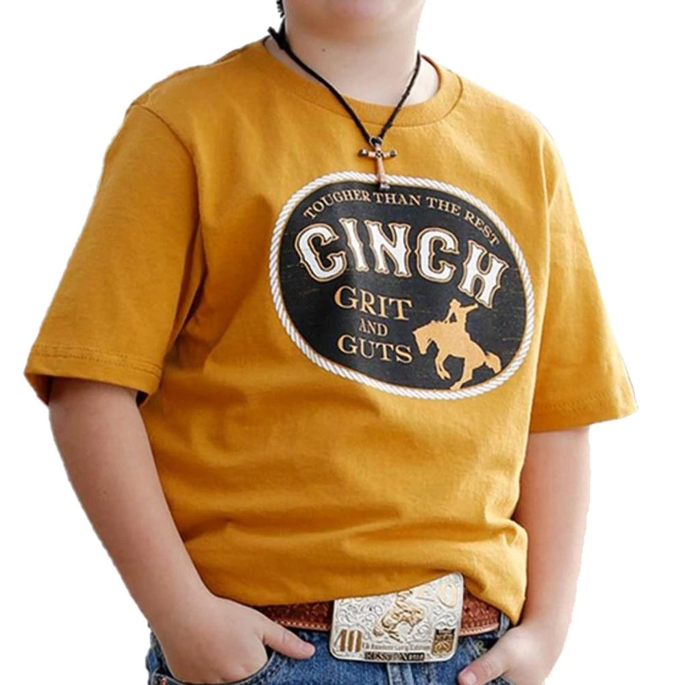 Cinch Boy' S Grit And Guts Tee 3 Cinch Boy' S Grit And Guts Tee