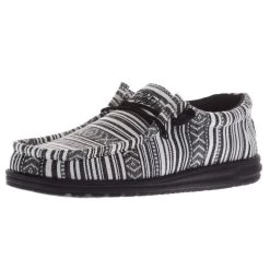 Heydude Men's Hey Dude Wally Serape Black Gravel Casual Shoe