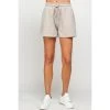 See And Be Seen N Womens Oatmeal Textured Shorts -Denim Equipment Store 165480 default l