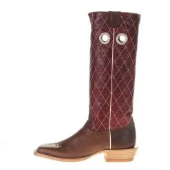 Hondo Enterprises Inc Men's Oil Tan 16in. Red Volcano Top Cowboy Boot -Denim Equipment Store 18242377 2