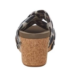 Corkys Footwear Women`s Corky's Cheerful Gold Cheetah Wedge -Denim Equipment Store 30 5394 GOLDCHEETAH 4