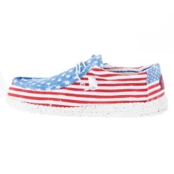 Heydude Men's Hey Dude Wally Patriotic Stars And Stripes Casual -Denim Equipment Store 40001 9C8 03
