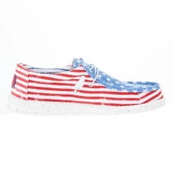 Heydude Men's Hey Dude Wally Patriotic Stars And Stripes Casual -Denim Equipment Store 40001 9C8 05