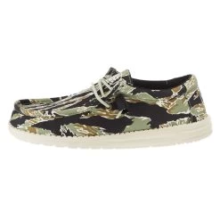 Heydude Men's Hey Dude Wally Tiger Camo Casual Shoe -Denim Equipment Store 40004 9CJ 03