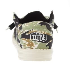 Heydude Men's Hey Dude Wally Tiger Camo Casual Shoe -Denim Equipment Store 40004 9CJ 04