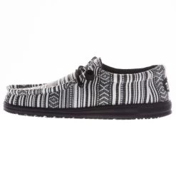 Heydude Men's Hey Dude Wally Serape Black Gravel Casual Shoe -Denim Equipment Store 40017 0YB 03