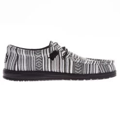 Heydude Men's Hey Dude Wally Serape Black Gravel Casual Shoe -Denim Equipment Store 40017 0YB 05