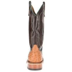 Anderson Bean NRS Ride Ready Women's Cognac Mad Dog Full Quill Ostrich Boots -Denim Equipment Store 4076M 3