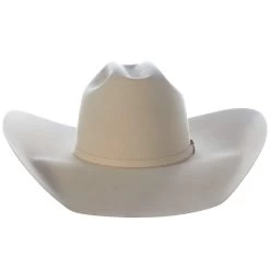 American Hats 40X Bone Self Band 5in. Brim Open Crown Felt Cowboy Hat -Denim Equipment Store 40XBONES5 21