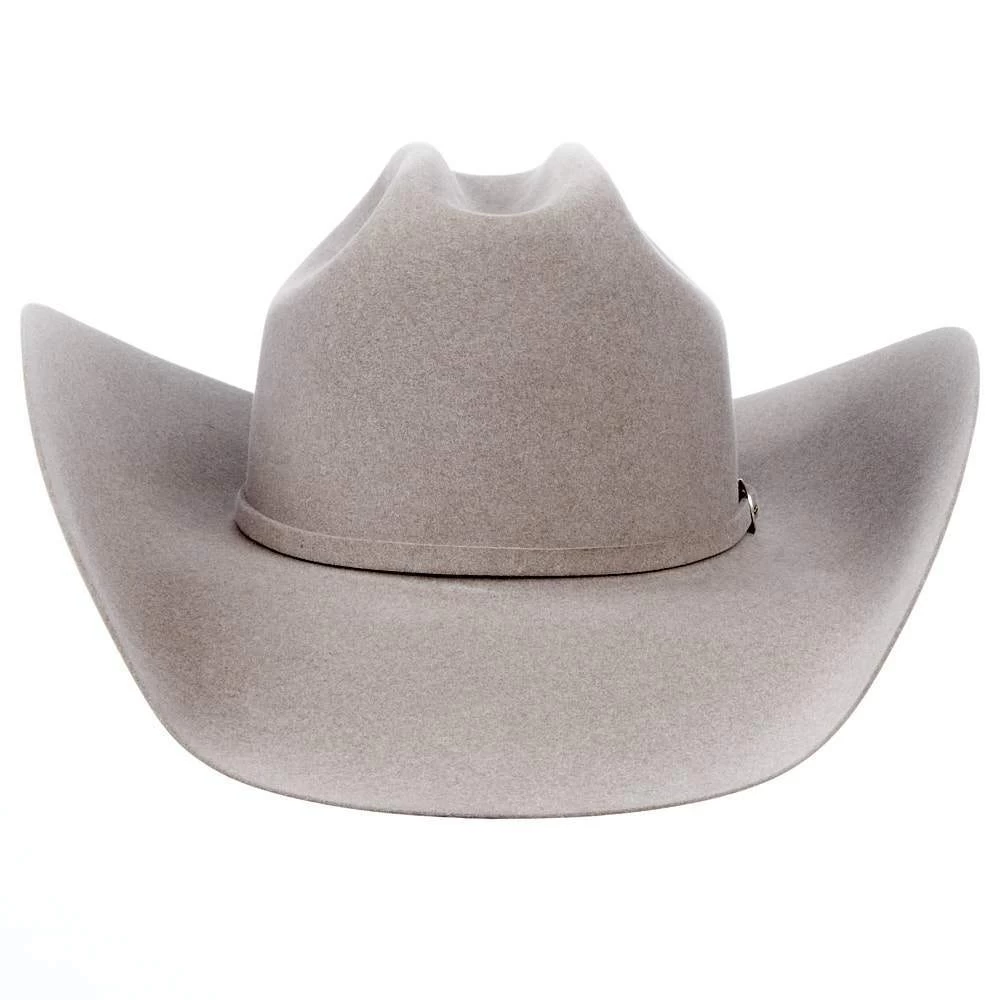 American Hats AHC 40X Rancher Crease Natural 4 1/2in. Brim Felt Cowboy Hat 4 American Hats AHC 40X Rancher Crease Natural 4 1/2in. Brim Felt Cowboy Hat - Image 2