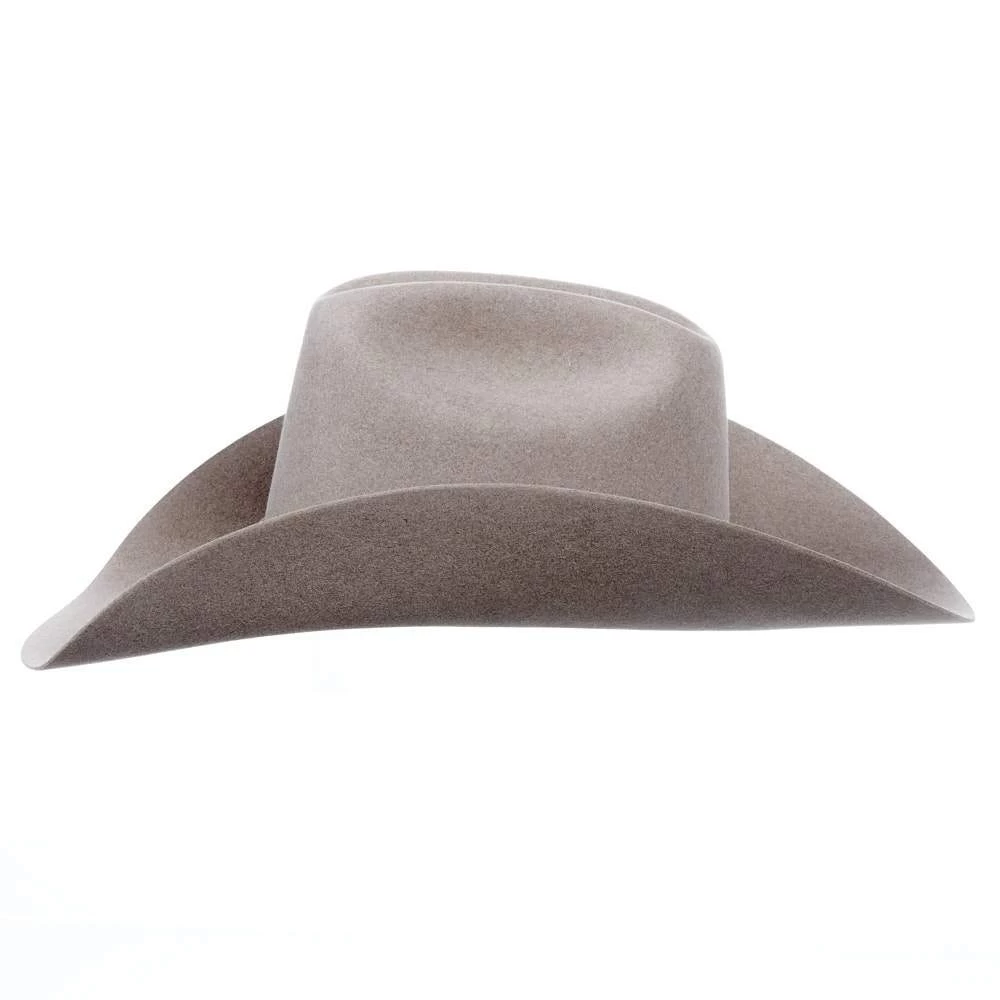 American Hats AHC 40X Rancher Crease Natural 4 1/2in. Brim Felt Cowboy Hat 5 American Hats AHC 40X Rancher Crease Natural 4 1/2in. Brim Felt Cowboy Hat - Image 3