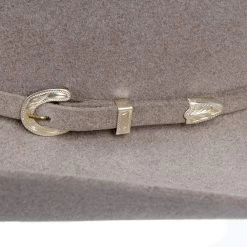 American Hats AHC 40X Rancher Crease Natural 4 1/2in. Brim Felt Cowboy Hat 9 American Hats AHC 40X Rancher Crease Natural 4 1/2in. Brim Felt Cowboy Hat -Denim Equipment Store 40XRCNATS45 4