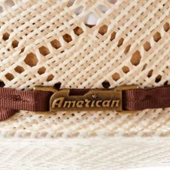 American Hats AHC 5050 Rancher Drilex 4 1/4in. Brim 2 Cord Chocolate Band Straw Cowboy Hat -Denim Equipment Store 5050RC2CCHOC42 3