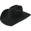 Resistol Youth Crossroads Jr. Black Felt Cowboy Hat 4in Brim -Denim Equipment Store 6780 default l