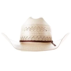 American Hats AHC 6900 Racher Drilex 2 Cord Chocolate Band 4 1/4in. Brim Straw Cowboy Hat -Denim Equipment Store 6900RC2CCHOC42 4