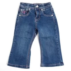 COWBOY HARDWARE Girls Cowgirl Hardware Toddler Jeans -Denim Equipment Store 802089 450 4