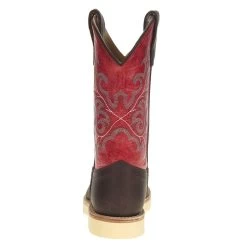 Old West Children's Brown Rugby Grenadine Red Boot -Denim Equipment Store BCS1951 32