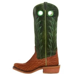 Rios Of Mercedes Men`s Brick Oiled Elephant 15in. Jade Navajo Bison Top Cutter Toe Boot -Denim Equipment Store R9031 3
