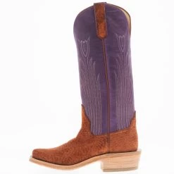 Rios Of Mercedes Women's Rust Carpincho Violet Buffamonte Top Boot 9 Rios Of Mercedes Women's Rust Carpincho Violet Buffamonte Top Boot -Denim Equipment Store RIOS 106 03
