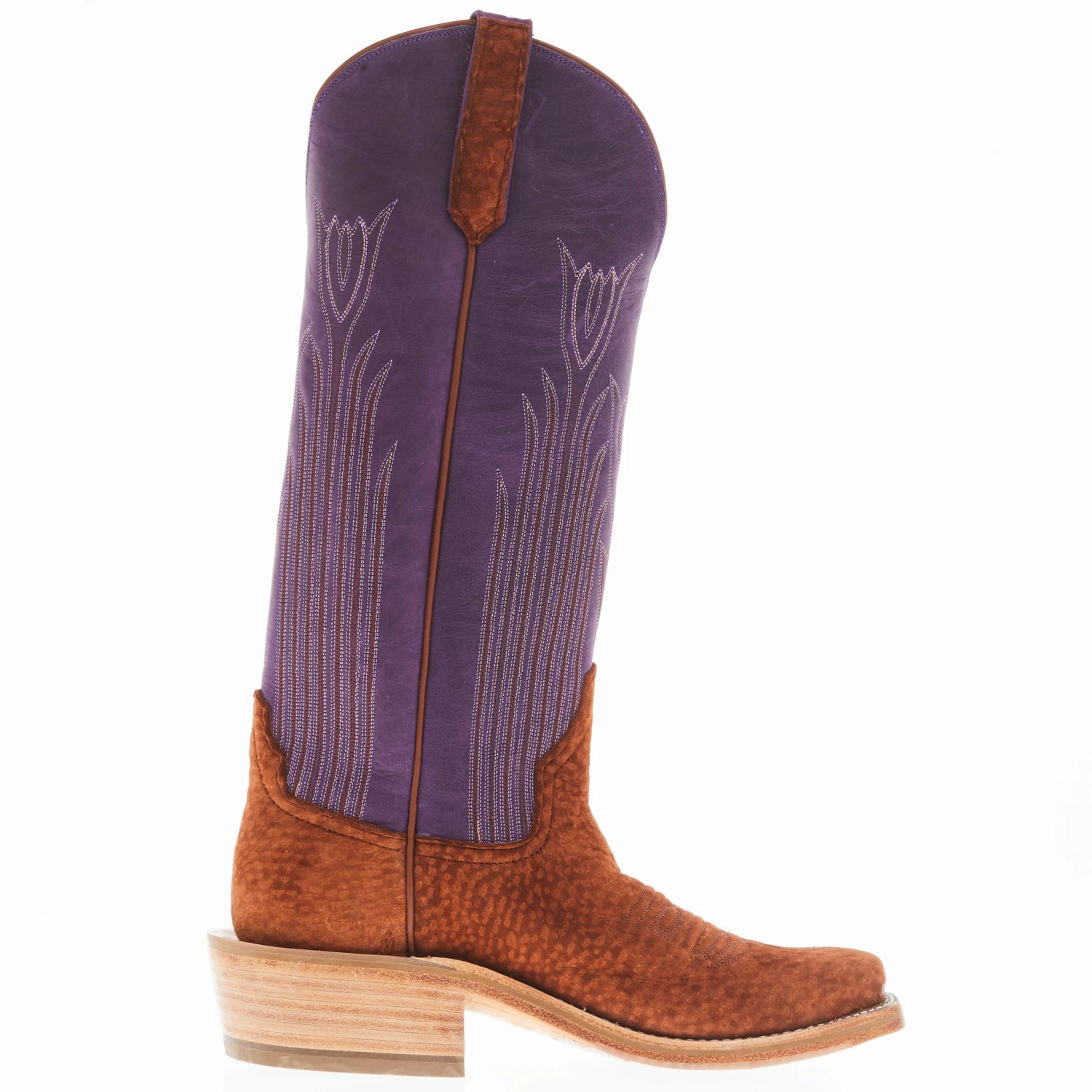Rios Of Mercedes Women's Rust Carpincho Violet Buffamonte Top Boot 7 Rios Of Mercedes Women's Rust Carpincho Violet Buffamonte Top Boot - Image 5