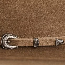 Rodeo King 7X Pecan 5in. Brim Open Crown Felt Cowboy Hat -Denim Equipment Store RK316 21