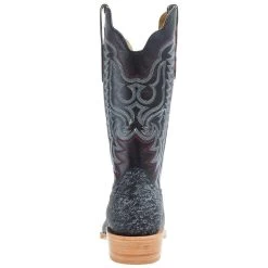 R Watson Boots Men`s Blue Cape Buffalo 13in Midnight Blue Sinatra Cowhide Top Boot -Denim Equipment Store RW7103 1 04
