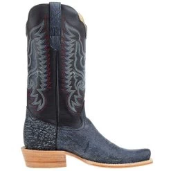 R Watson Boots Men`s Blue Cape Buffalo 13in Midnight Blue Sinatra Cowhide Top Boot -Denim Equipment Store RW7103 1 05