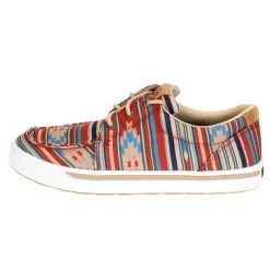Twisted X Men's Hooey Exclusive Red Fiesta Aztec Loper Casual Shoe -Denim Equipment Store SMUMHYC04 2