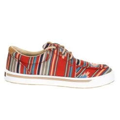 Twisted X Men's Hooey Exclusive Red Fiesta Aztec Loper Casual Shoe -Denim Equipment Store SMUMHYC04 4