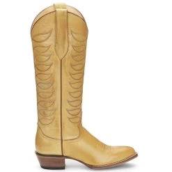 Justin Boots Women's Whitley Antique Yellow Vintage Justin Cowgirl Boots -Denim Equipment Store vn4462 4